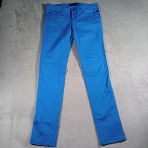 Tripp NYC Skinny Pants Womens 5 Blue Punk Goth Alternative Emo Scene STAINS